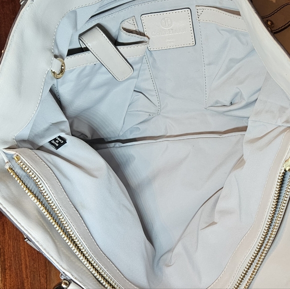 COLE HAAN Gray Leather Tote - Picture 9 of 13